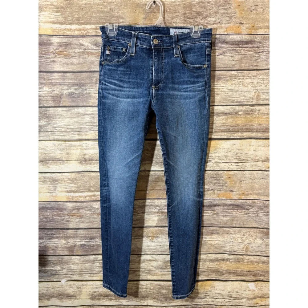AG Jeans Adriano Goldschmied The Farrah Skinny Ankle High Rise 27 Stretch